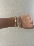 Blush Faith Beaded Bracelet Set (6 Pack)
