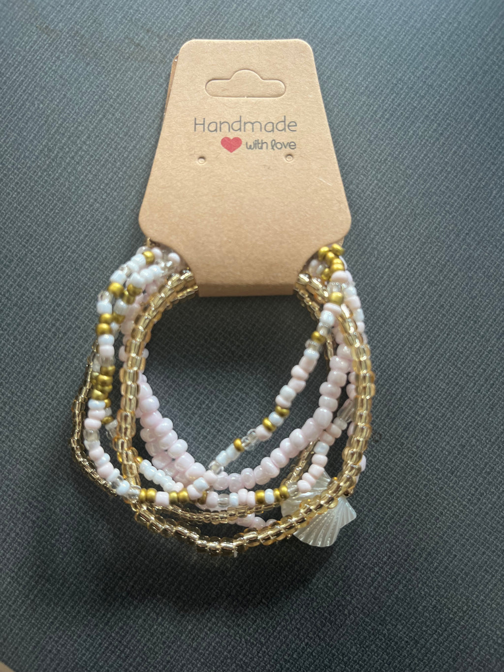 Pink Pearl Shell Bracelet Collection