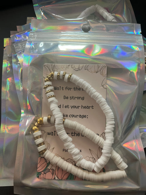 Gold pink/white
