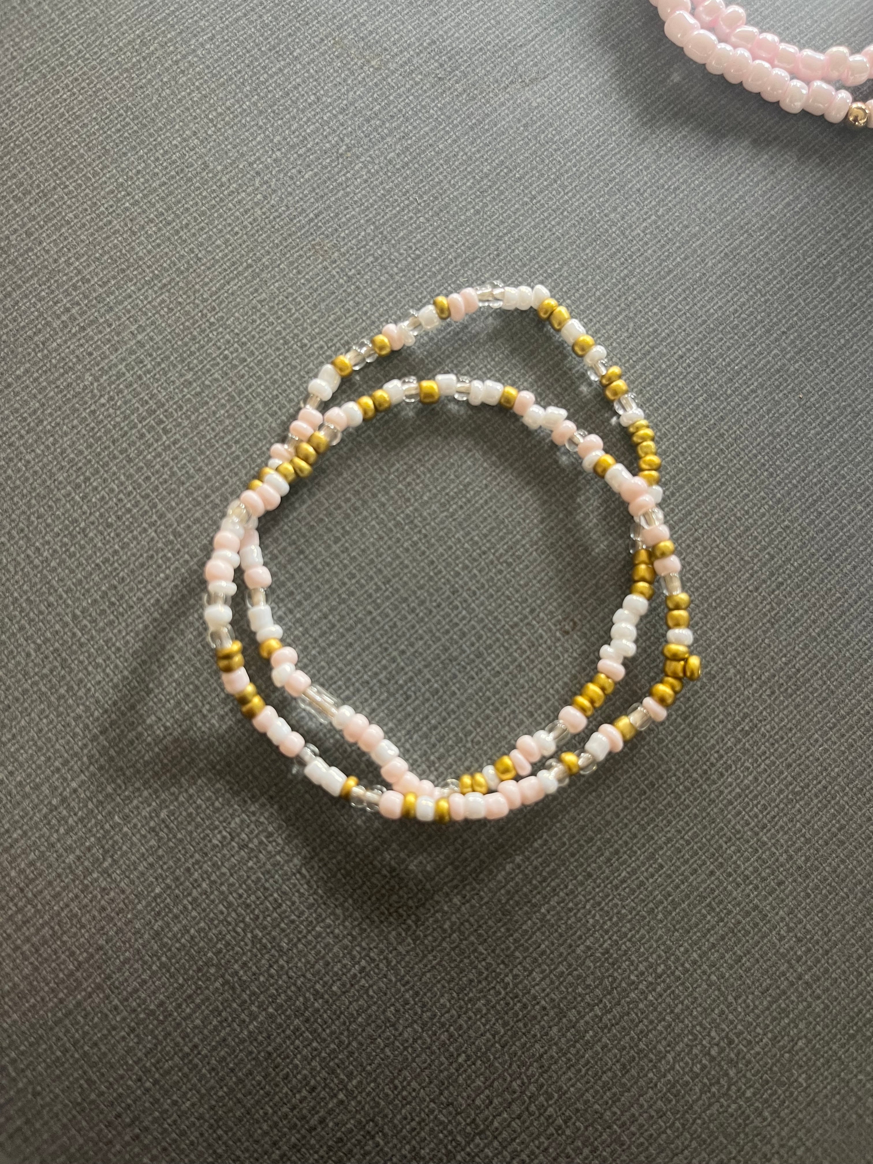 Pink Pearl Shell Bracelet Collection